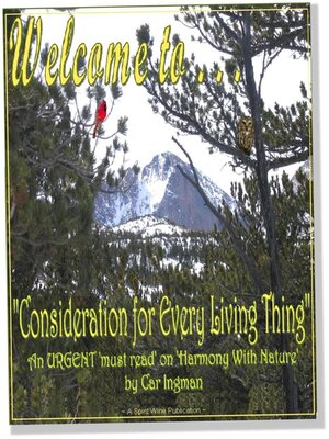 cover image of Consideration For Every Living Thing